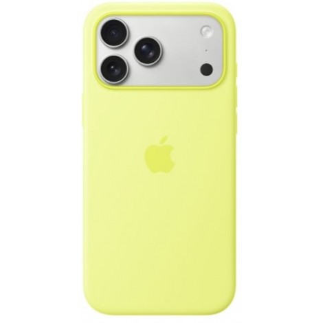 Funda iPhone 17 PRO MAX Apple Silicona MagSafe Neon Yellow