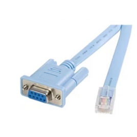Cable Startech Gestion RJ45 a Serie DB9 para Cisco Blue