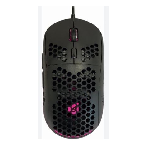 Mouse Conceptronic Gaming Djebbel Honeycomb 6400DPI 6 Botones RGB Black USB