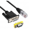 Cable Kablex RJ45 a Serie DB9 RS232 1.5M Black