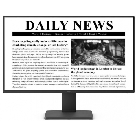 Monitor Benq 24" IPS FHD GW2491 1920X1080 5ms HDMI DP Black