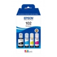 Bote de Tinta Epson 102 Multipack 337ML Ecotank ET-2700 ET-2750 ET-3700 ET-3750 ET-4750