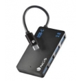 HUB NGS USB-C 4 Puertos USB 3.0 Black