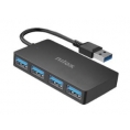 HUB Nilox 4 Puertos USB 3.2 Black