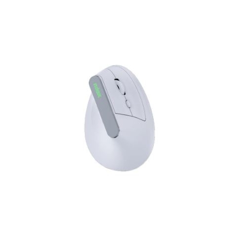 Mouse Nilox Ergonomico Vertical Wireless Silent Dual 1600DPI White