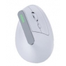 Mouse Nilox Ergonomico Vertical Wireless Silent Dual 1600DPI White
