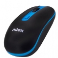 Mouse Nilox Wireless 1000DPI 4 Botones Black / Blue
