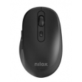 Mouse Nilox Wireless 3200DPI 6 Botones Black