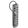 HUB NGS USB 8 Puertos con Interruptor Black