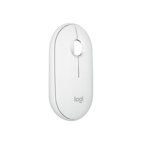 Mouse Logitech Bluetooth Pebble M350S 2 Tonal White