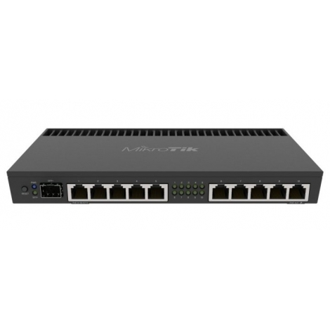 Router Wireless Mikrotik Rb4011igs+Rm 10P 10/100/1000 SFP+ POE Black
