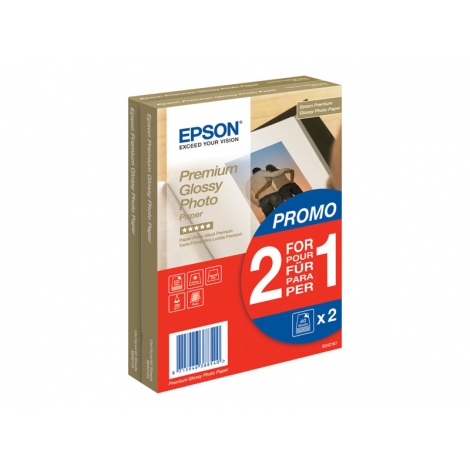 Papel Epson Photo Premium Paper S042167 Glossy 10X15CM 2X40H
