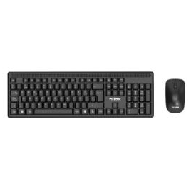 Teclado + Mouse Nilox Nxkmwe011 Wireless Black