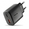 Cargador USB NGS ERA 45W GAN USB + USB-C Black