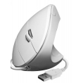 Mouse Subblim Vertical Glide Ergo White USB
