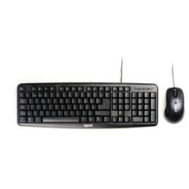 Teclado + Mouse Iggual COM-CK-BASIC USB Black