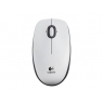 Mouse Logitech Optical Wheel Mouse B100 USB White
