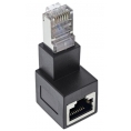 Adaptador Kablex RJ45 Hembra / RJ45 Macho Acodado