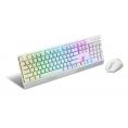 Teclado + Mouse Msi GK30 Mecanico RGB Combo White