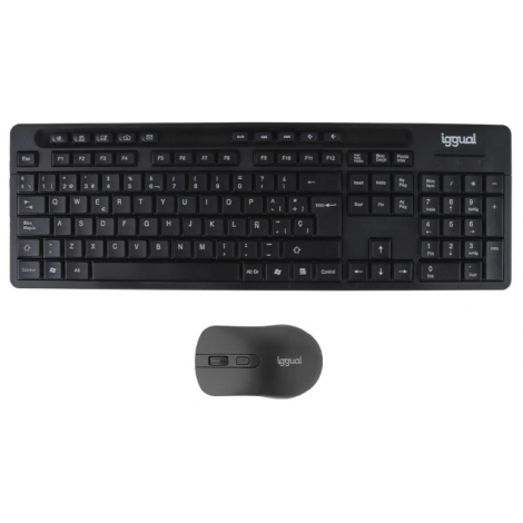 Teclado + Mouse Iggual Wireless WMK-BUSINESS2 Black