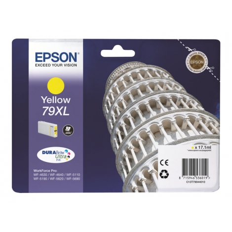 Cartucho Epson 79XL Yellow WF-4630DWF WF-4640DTWF WF-5110DW WF-5190DW WF-5620DWF