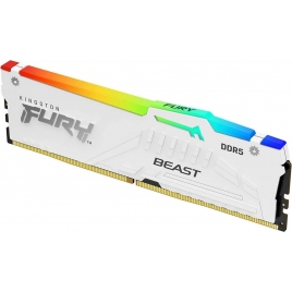 DDR5 16GB BUS 5600 Kingston CL40 Fury Beast RGB White
