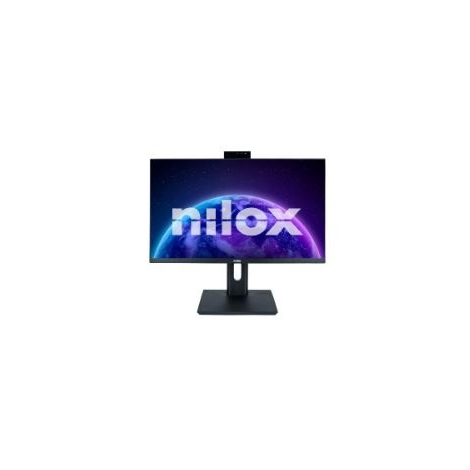 Monitor Nilox 24" IPS FHD Nxm24regweb01 1920X1080 4ms VGA HDMI DP MM Piv / Reg Webcam Black