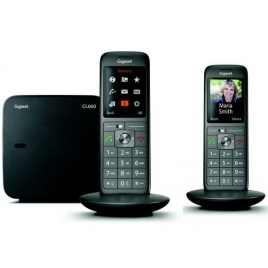 Telefono IP Siemens Gigaset CL660 DUO Black