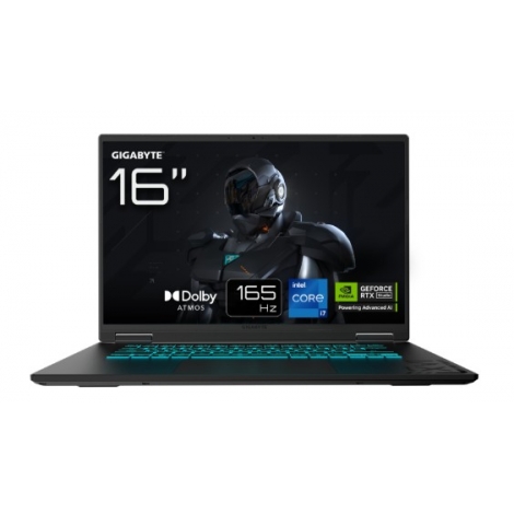 Portatil Gigabyte A16 CVH CI7 13620H 32GB 1TB SSD RTX 5060 8GB 16" IPS 165HZ Freedos Black