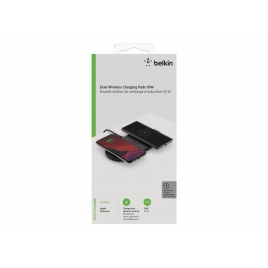 Base de Carga Belkin Doble Boost Charge QI 10W Black