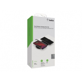 Base de Carga Belkin Doble Boost Charge QI 10W Black