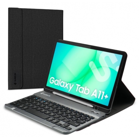 Funda Tablet Subblim Keytab PRO + Teclado Bluetooth Samsung TAB A11+ 11" Black