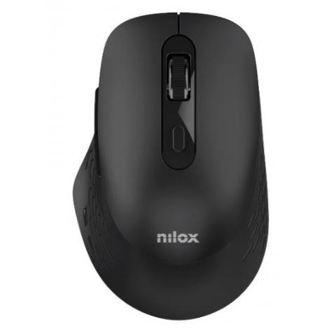 Mouse Nilox Wireless Silent Dual 1600DPI 6 Botones Black