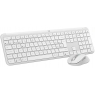 Teclado + Mouse Logitech Wireless Signature Slim MK950 White