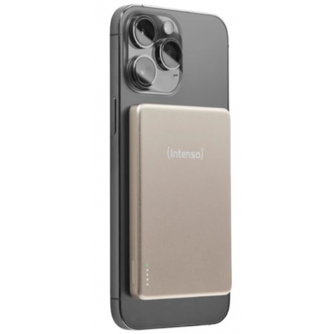 Bateria Externa Intenso MW5000 MagSafe 5.000MAH Champagne