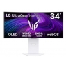 Monitor LG 34" Oled QHD 334GX90SA-W Curvo 3440X1440 0.03MS 240HZ 2Xhdmi DP MM Piv / Reg Black