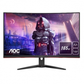 Monitor AOC 23.6" FHD C24g2ae Gaming Curvo 1920X1080 1ms 165HZ VGA HDMI DP MM Black