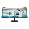 Monitor HP 34" Wqhd P34HC Curvo 3440X1440 HDMI DP USB Reg Black