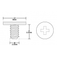 Tornillo de Ensamblaje para Portatil M 2.5X2.5X8 1 UD
