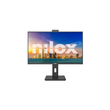 Monitor Nilox 24" IPS FHD 8431775036277 1920X1080 4ms 120HZ VGA HDMI DP MM Piv / Reg Webcam Black