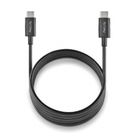 Cable NGS USB-C Macho / USB-C Macho 60W 1M Black