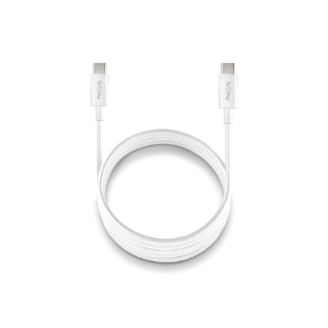 Cable NGS USB-C Macho / USB-C Macho 60W 1M White