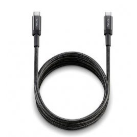 Cable NGS USB-C Macho / USB-C Macho 65W 2M Black
