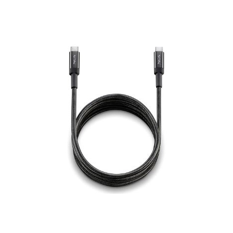 Cable NGS USB-C Macho / USB-C Macho 100W 2M Black