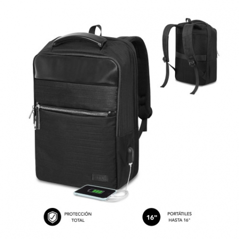 Mochila Portatil Subblim Business V2 AP Backpack 16" Black