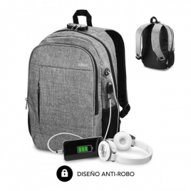 Mochila Portatil Subblim Urban Lock Backpack 16" Grey