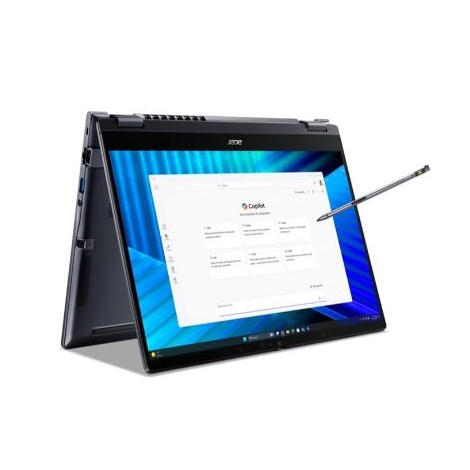 Portatil 360 Acer Travelmate Spin P414RN-55 Core Ultra 7 255U 32GB 1TB SSD 14" IPS Tactil W11P Black