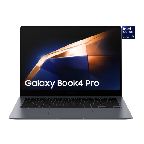Portatil Samsung Galaxy Book4 PRO Core Ultra 7 155H 16GB 512GB SSD 14" Wqxga+ Tactil W11P Moonstone Gray