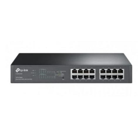 Switch TP-LINK 10/100/1000 16 Puertos (8X POE + 8X RJ45)