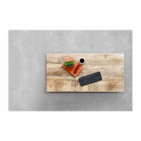 Teclado Logitech Wireless K400 Plus Keyboard Black Touchpad